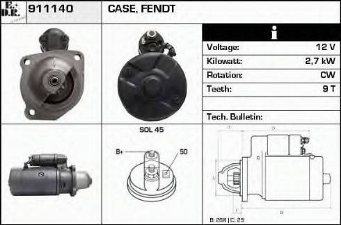 EDR 911140 - Starter www.molydon.hr