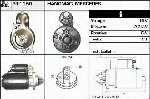 EDR 911150 - Starter www.molydon.hr