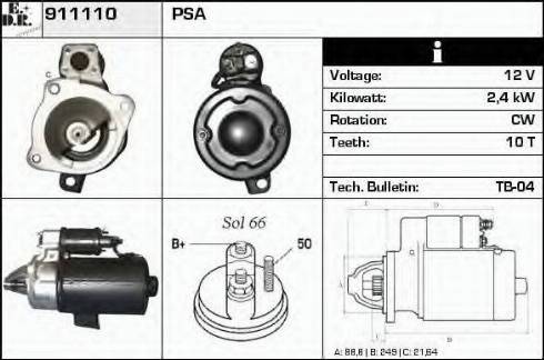 EDR 911110 - Starter www.molydon.hr