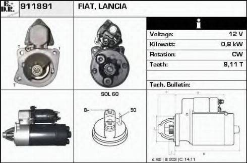 EDR 911891 - Starter www.molydon.hr