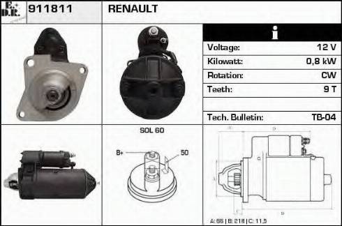 EDR 911811 - Starter www.molydon.hr