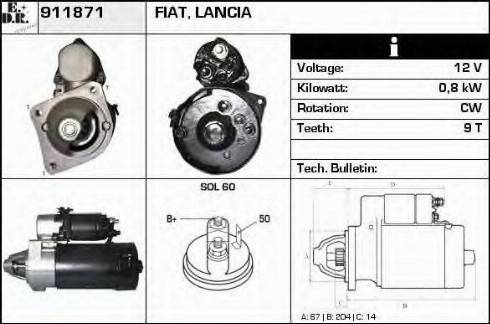 EDR 911871 - Starter www.molydon.hr