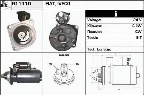 EDR 911310 - Starter www.molydon.hr