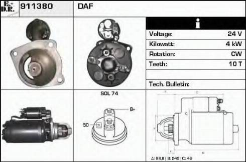 EDR 911380 - Starter www.molydon.hr