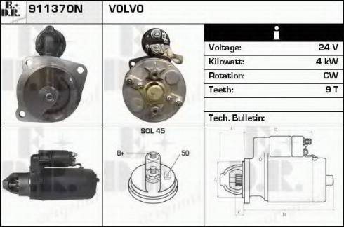 EDR 911370N - Starter www.molydon.hr