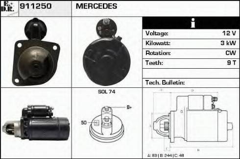 EDR 911250 - Starter www.molydon.hr