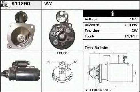 EDR 911260 - Starter www.molydon.hr