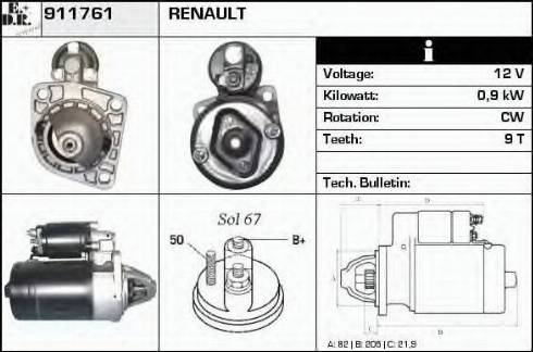 EDR 911761 - Starter www.molydon.hr