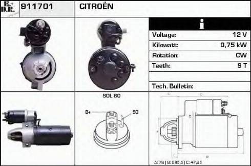 EDR 911701 - Starter www.molydon.hr