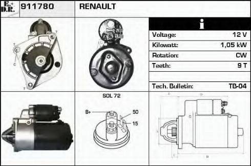 EDR 911780 - Starter www.molydon.hr