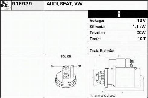 EDR 918920 - Starter www.molydon.hr