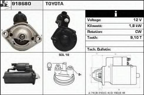 EDR 918680 - Starter www.molydon.hr