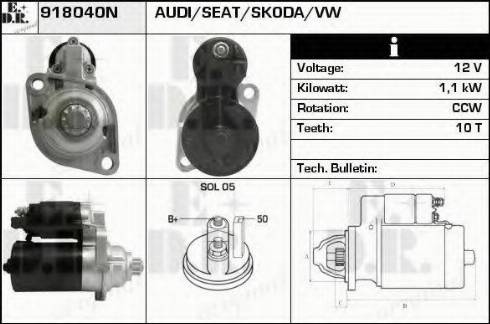 EDR 918040N - Starter www.molydon.hr