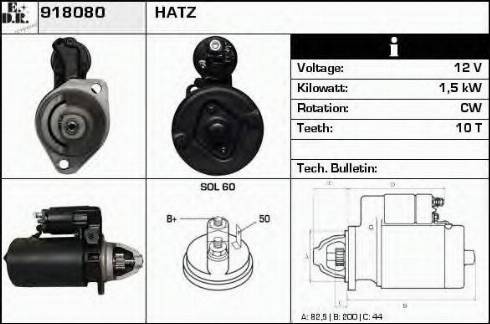 EDR 918080 - Starter www.molydon.hr