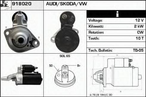 EDR 918020 - Starter www.molydon.hr