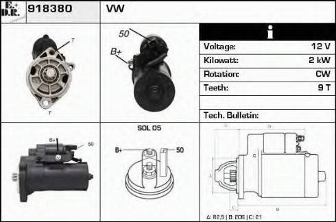 EDR 918380 - Starter www.molydon.hr