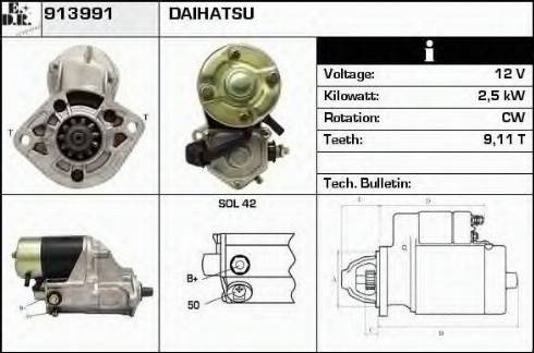 EDR 913991 - Starter www.molydon.hr