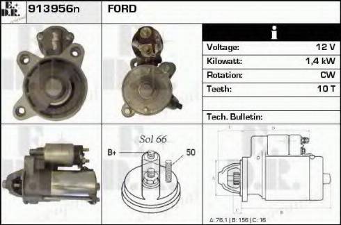 EDR 913956N - Starter www.molydon.hr