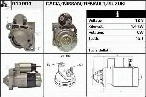 EDR 913904 - Starter www.molydon.hr