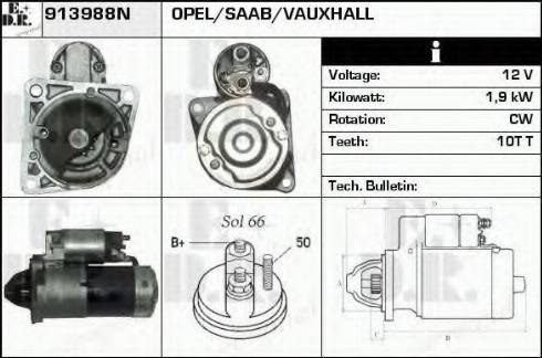 EDR 913988N - Starter www.molydon.hr