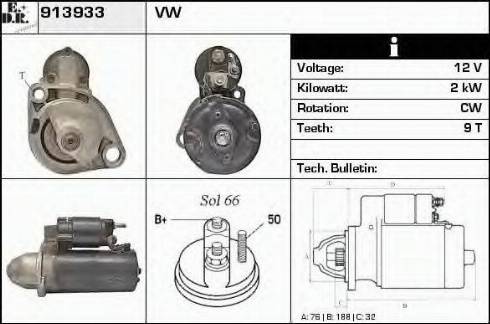 EDR 913933 - Starter www.molydon.hr