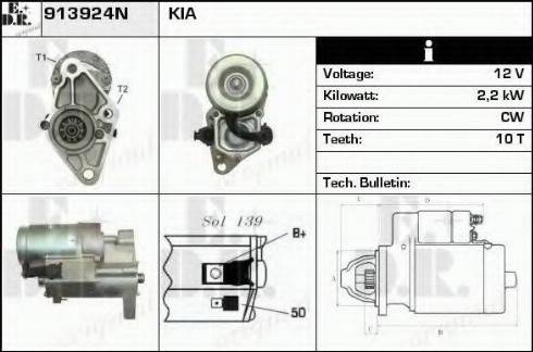 EDR 913924N - Starter www.molydon.hr