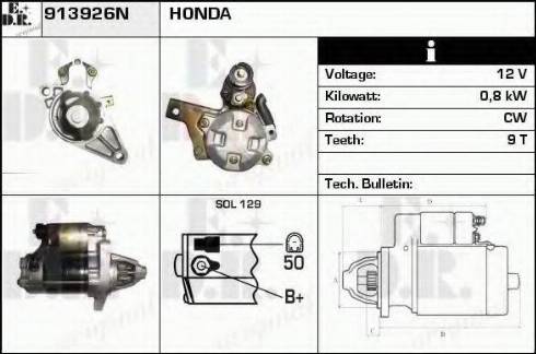 EDR 913926N - Starter www.molydon.hr