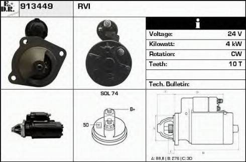 EDR 913449 - Starter www.molydon.hr