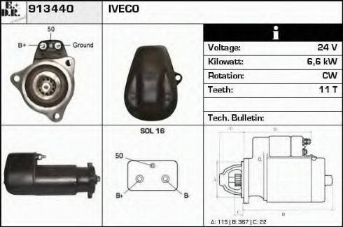 EDR 913440 - Starter www.molydon.hr