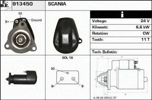 EDR 913450 - Starter www.molydon.hr