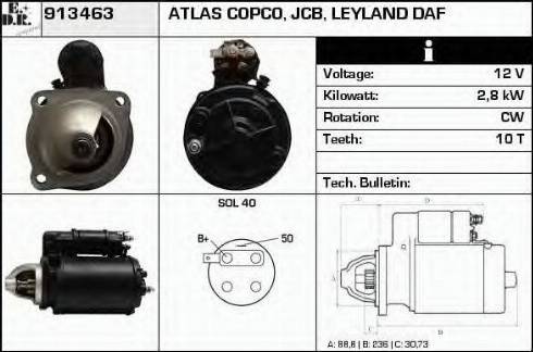 EDR 913463 - Starter www.molydon.hr