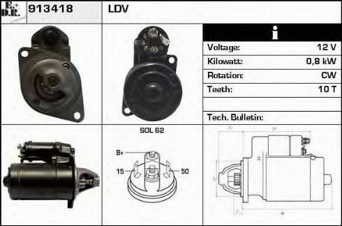 EDR 913418 - Starter www.molydon.hr