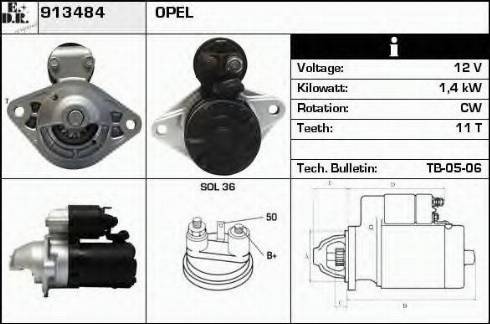 EDR 913484 - Starter www.molydon.hr