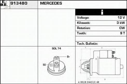 EDR 913480 - Starter www.molydon.hr