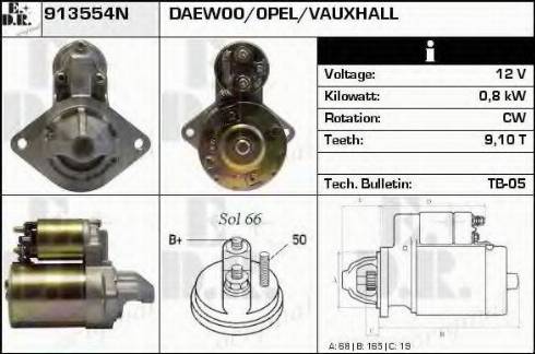 EDR 913554N - Starter www.molydon.hr