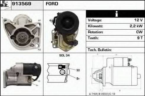 EDR 913569 - Starter www.molydon.hr