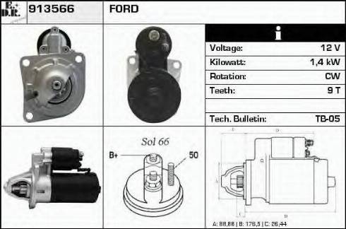 EDR 913566 - Starter www.molydon.hr