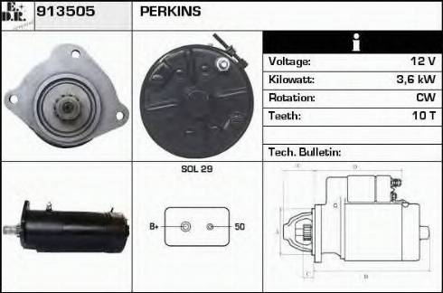 EDR 913505 - Starter www.molydon.hr