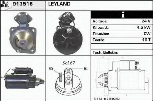 EDR 913518 - Starter www.molydon.hr