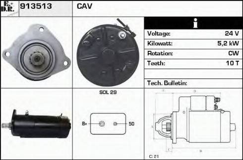 EDR 913513 - Starter www.molydon.hr