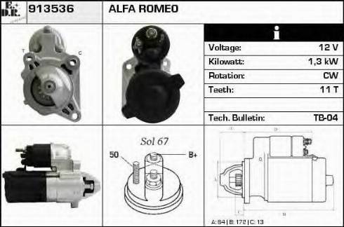 EDR 913536 - Starter www.molydon.hr