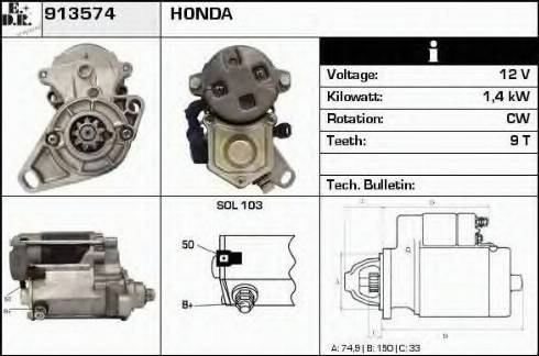 EDR 913574 - Starter www.molydon.hr