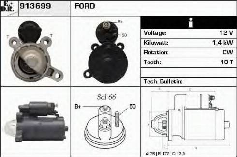 EDR 913699 - Starter www.molydon.hr