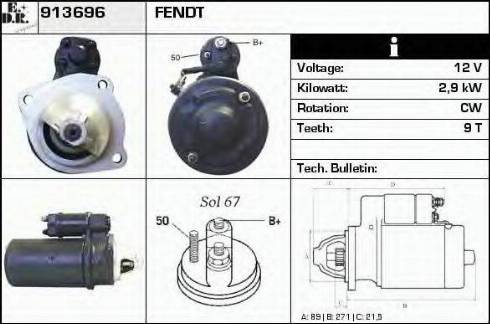 EDR 913696 - Starter www.molydon.hr