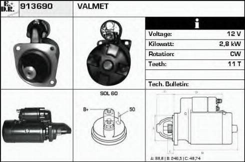 EDR 913690 - Starter www.molydon.hr