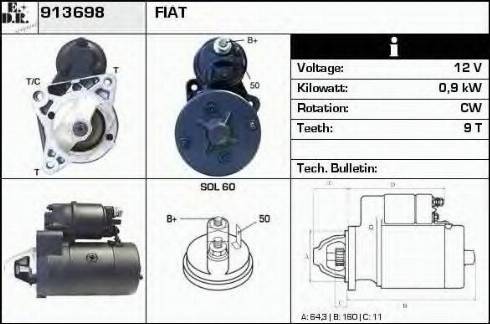 EDR 913698 - Starter www.molydon.hr