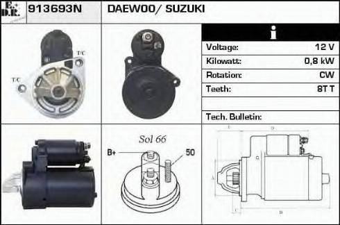 EDR 913693N - Starter www.molydon.hr