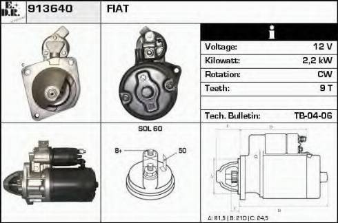 EDR 913640 - Starter www.molydon.hr