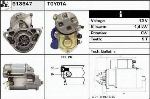 EDR 913647 - Starter www.molydon.hr