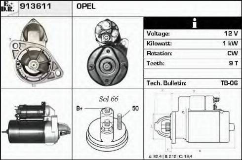 EDR 913611 - Starter www.molydon.hr